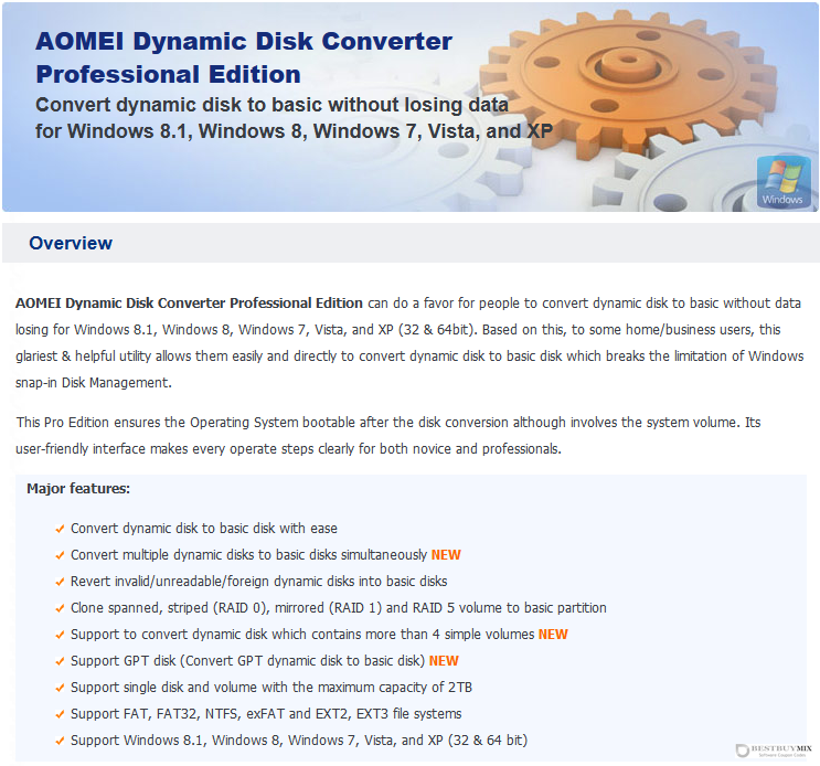 dynamic disk converter aomei